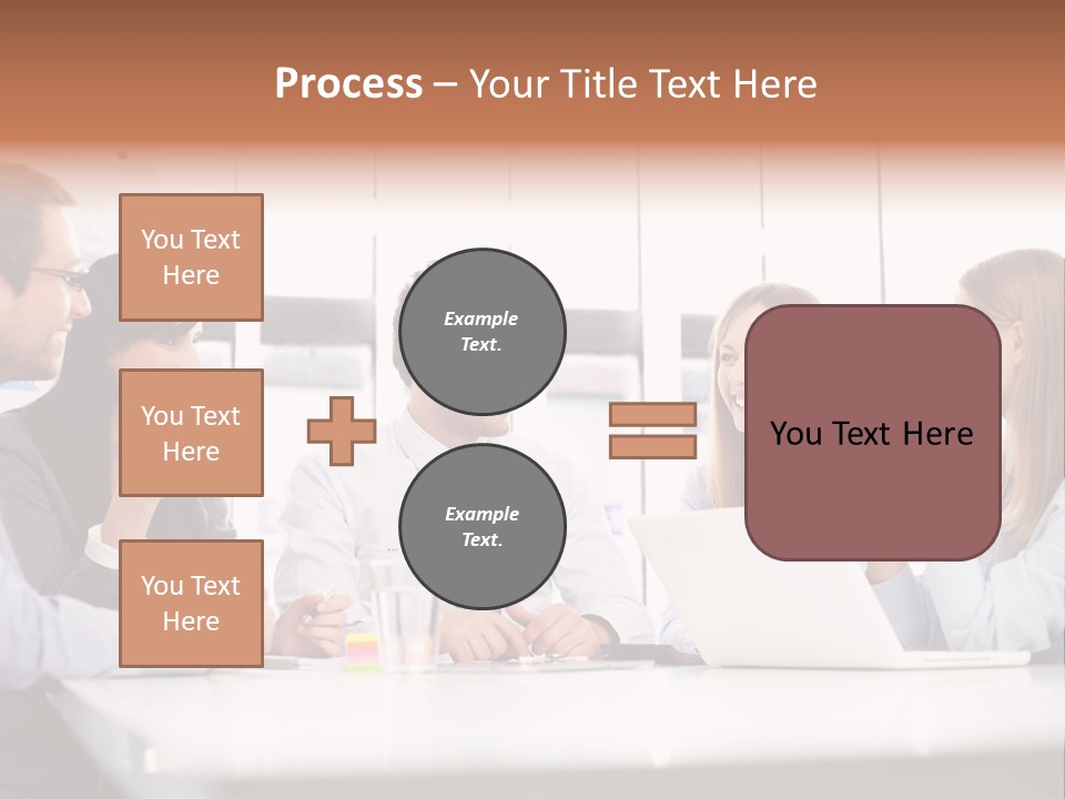 Company Group Of People Business PowerPoint Template