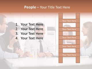 Company Group Of People Business PowerPoint Template