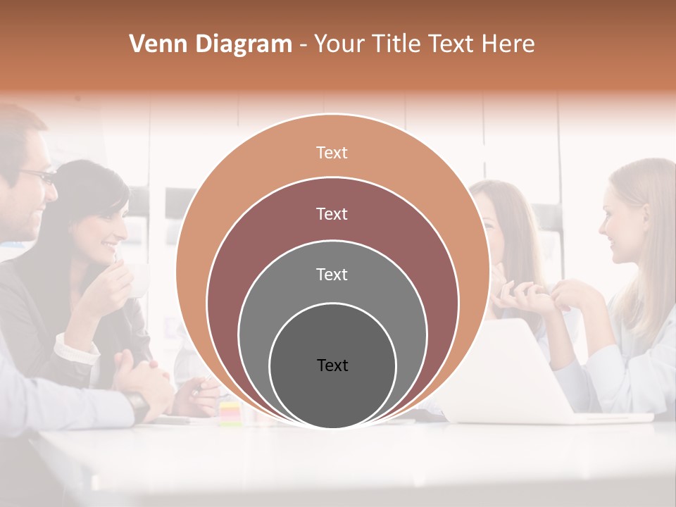 Company Group Of People Business PowerPoint Template