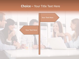 Company Group Of People Business PowerPoint Template