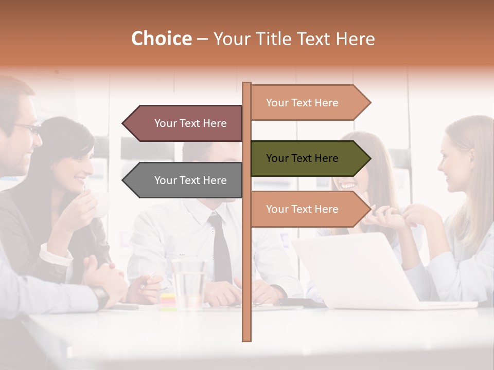 Company Group Of People Business PowerPoint Template