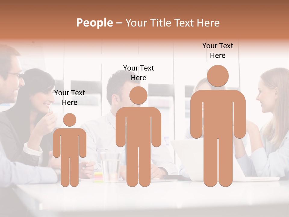 Company Group Of People Business PowerPoint Template