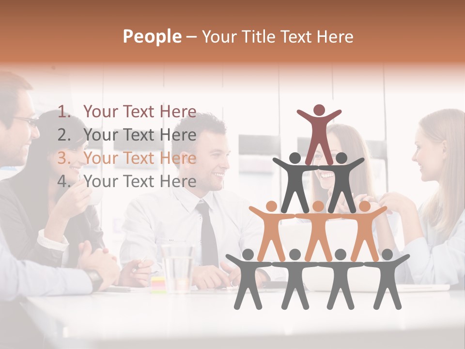 Company Group Of People Business PowerPoint Template