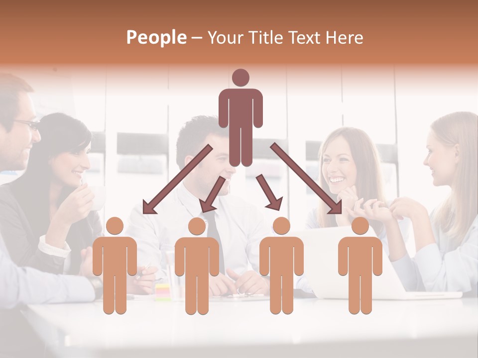 Company Group Of People Business PowerPoint Template