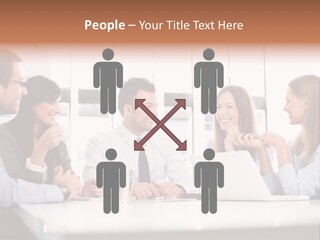 Company Group Of People Business PowerPoint Template
