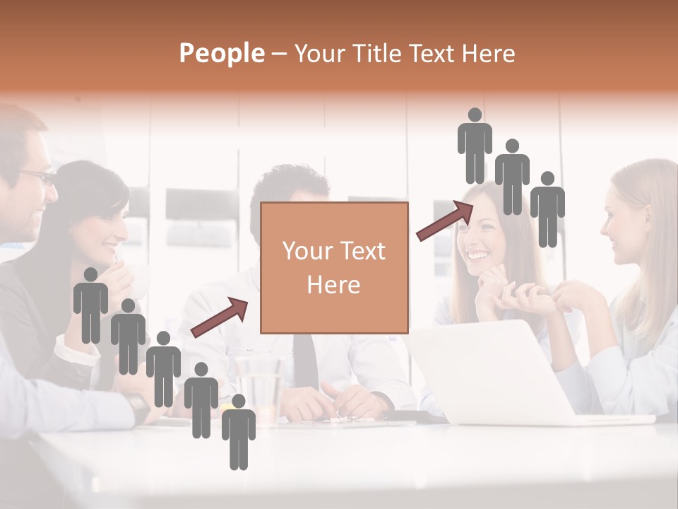 Company Group Of People Business PowerPoint Template