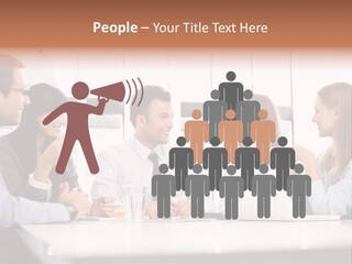Company Group Of People Business PowerPoint Template