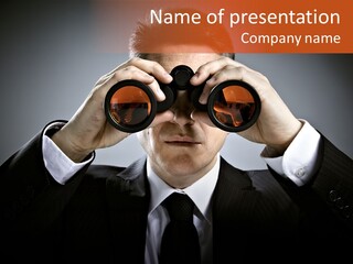 Manager Perspective Male PowerPoint Template