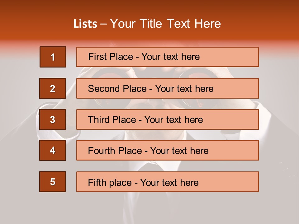 Manager Perspective Male PowerPoint Template