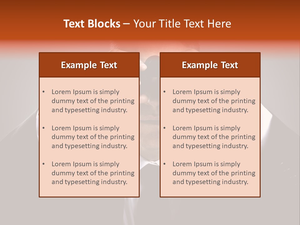 Manager Perspective Male PowerPoint Template