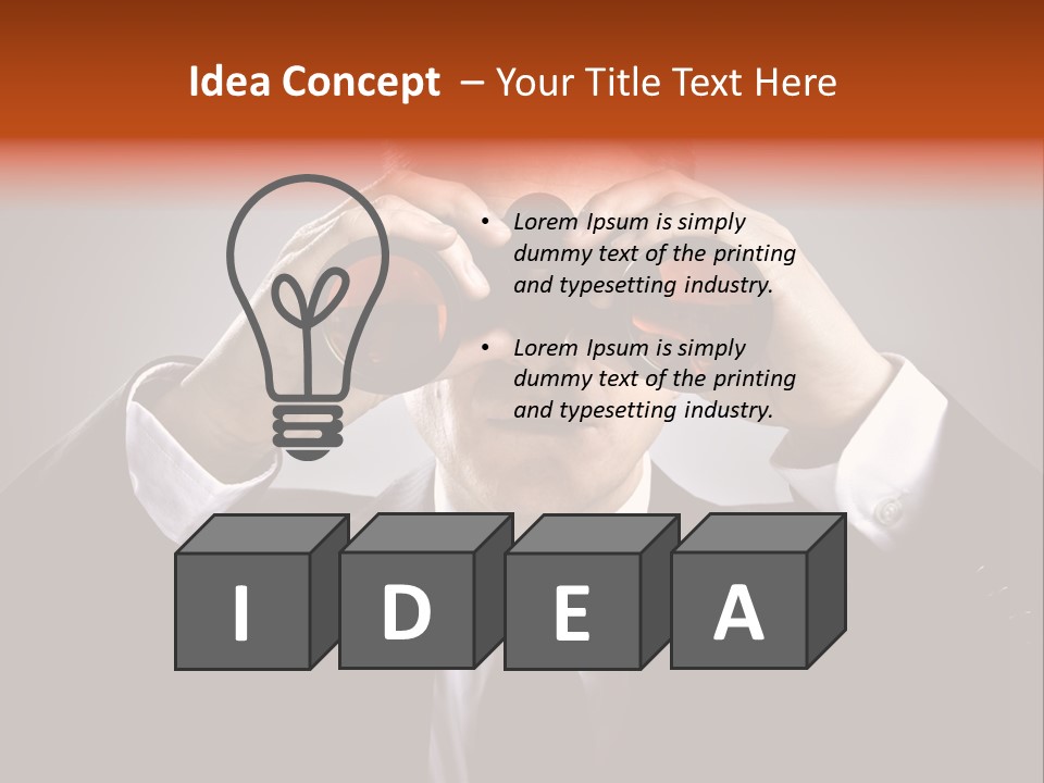 Manager Perspective Male PowerPoint Template