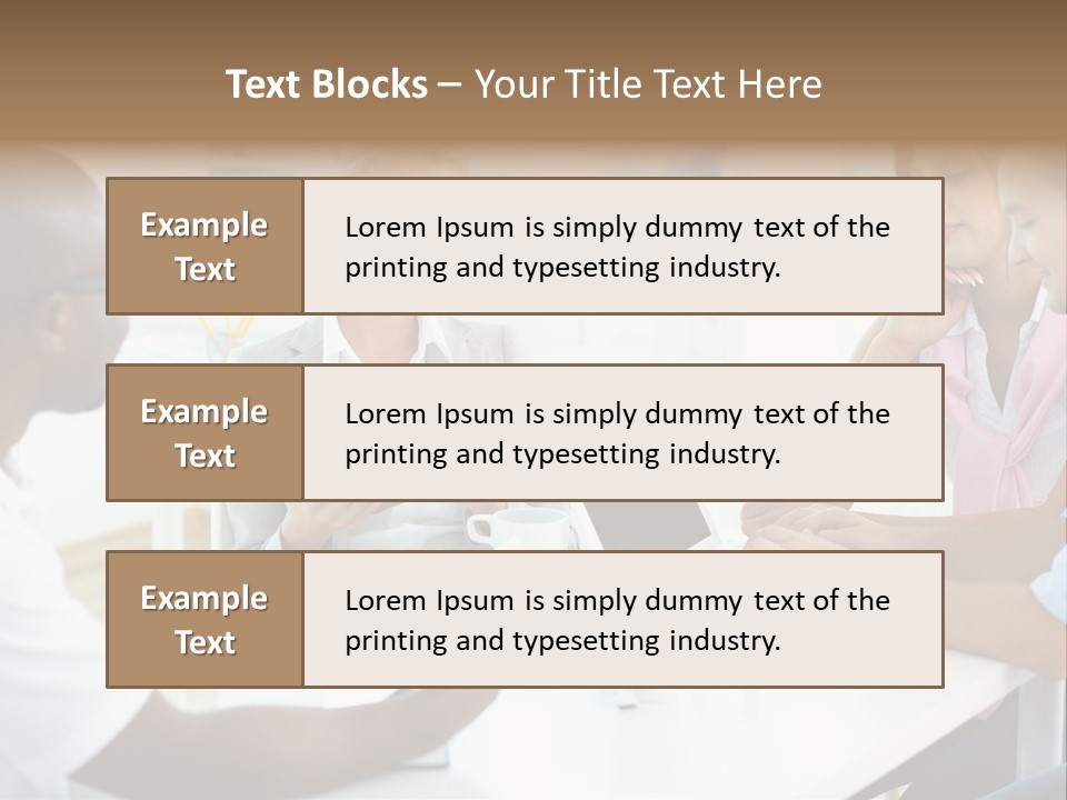 Internship Secretary Discussing PowerPoint Template