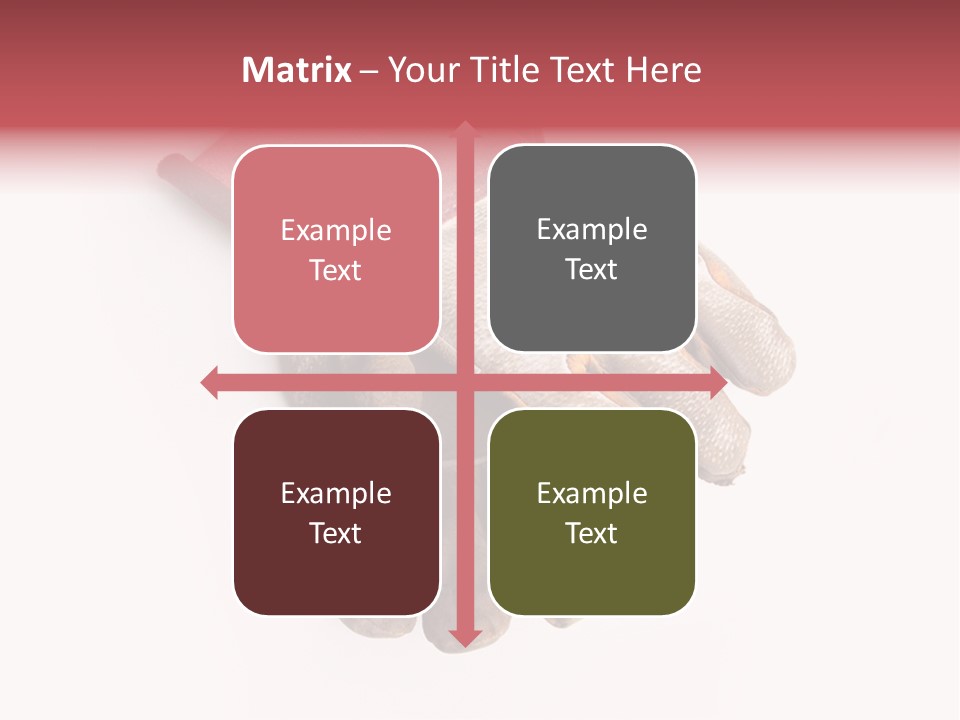 Man White Hold PowerPoint Template