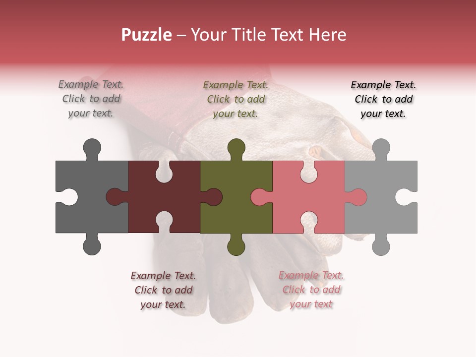 Man White Hold PowerPoint Template