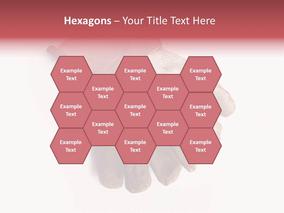 Man White Hold PowerPoint Template