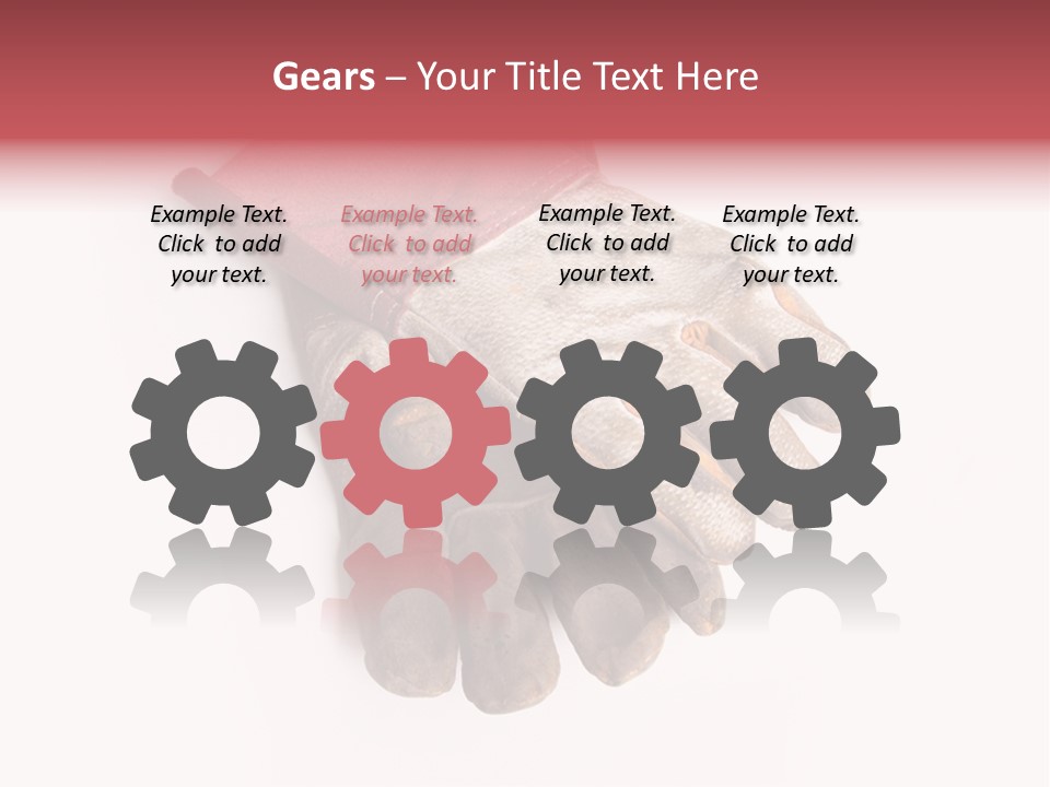 Man White Hold PowerPoint Template