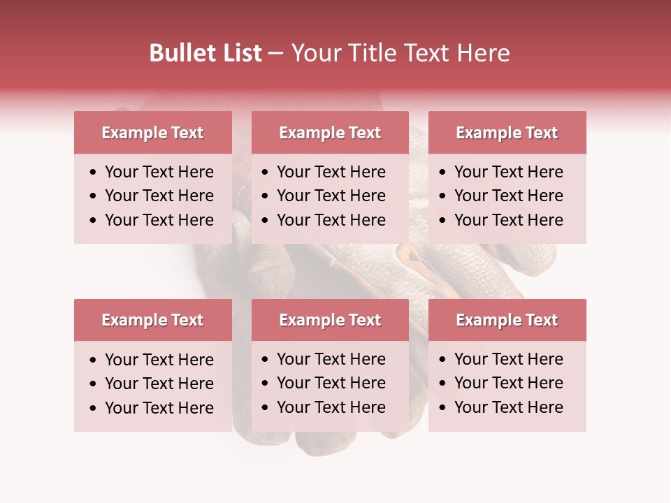 Man White Hold PowerPoint Template