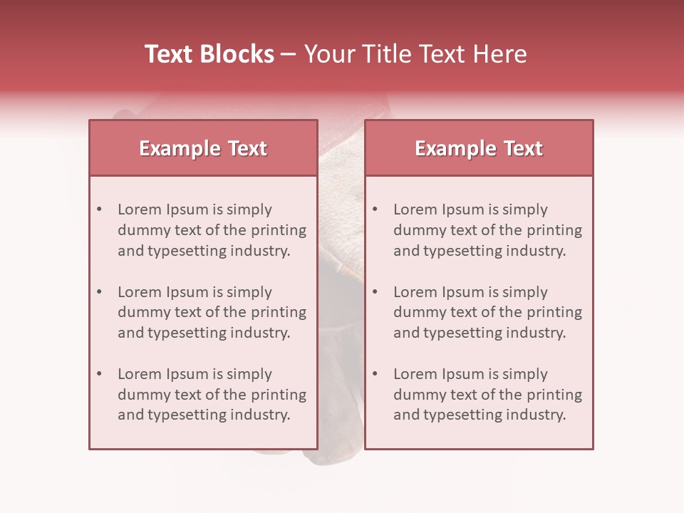 Man White Hold PowerPoint Template