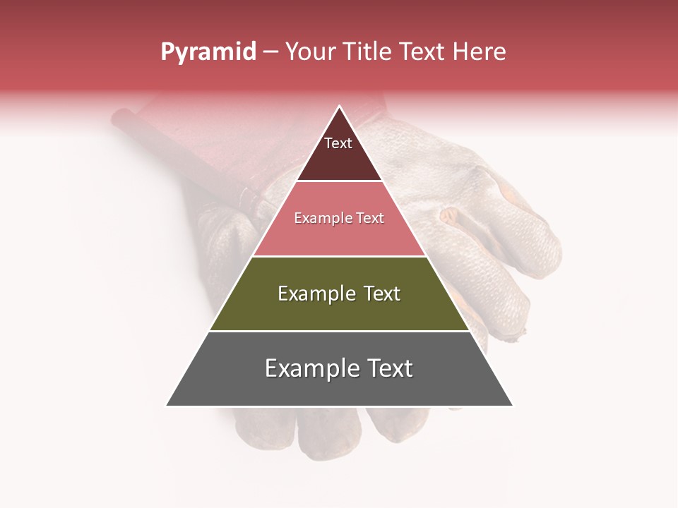 Man White Hold PowerPoint Template