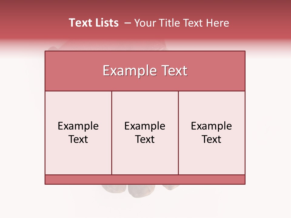 Man White Hold PowerPoint Template