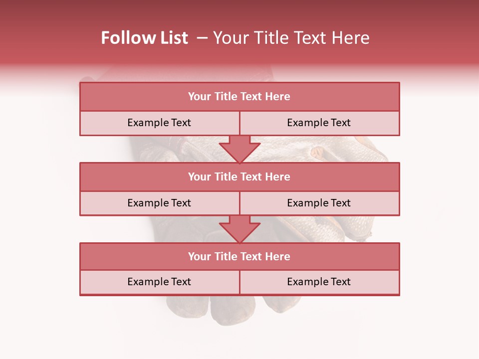 Man White Hold PowerPoint Template
