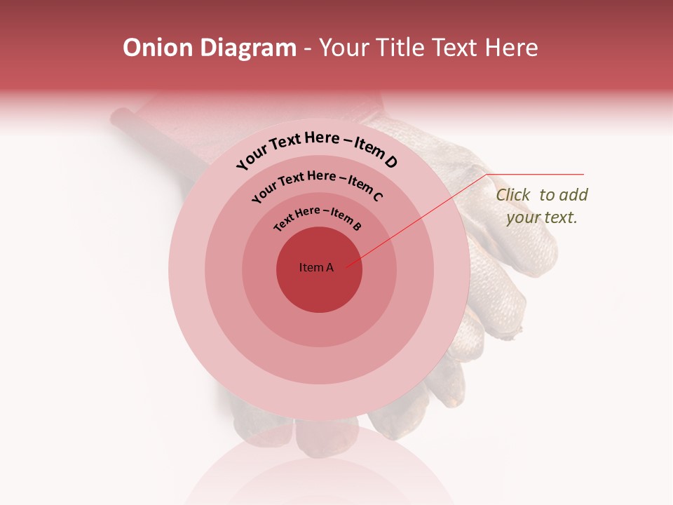 Man White Hold PowerPoint Template