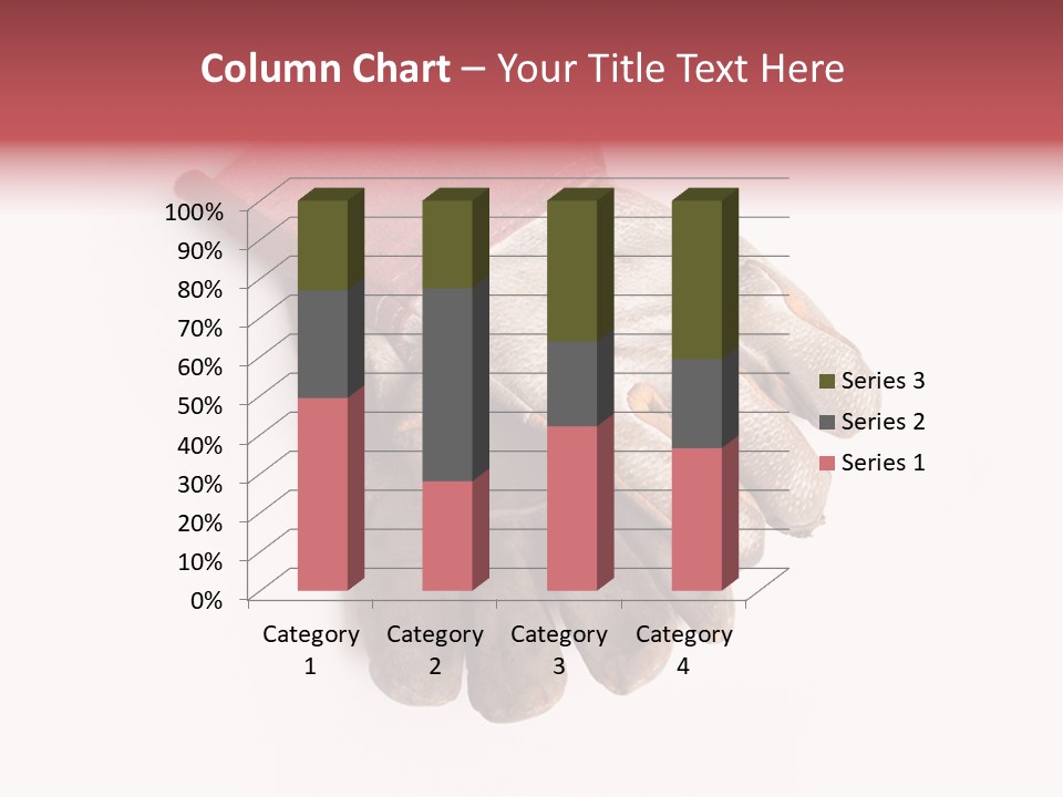 Man White Hold PowerPoint Template