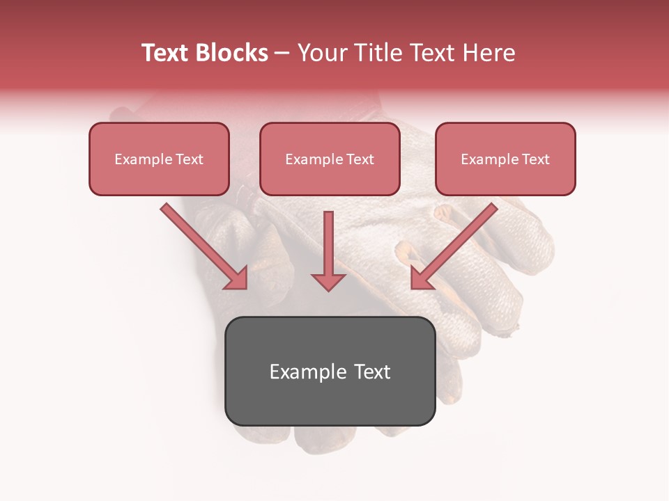 Man White Hold PowerPoint Template
