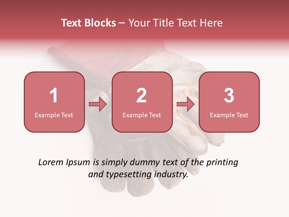 Man White Hold PowerPoint Template