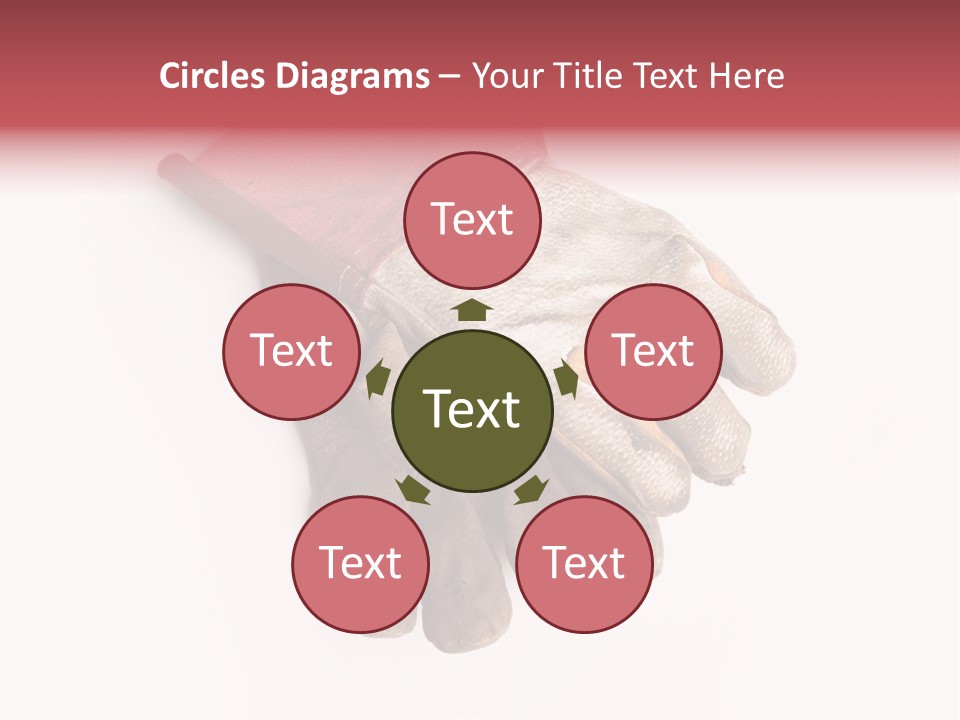 Man White Hold PowerPoint Template