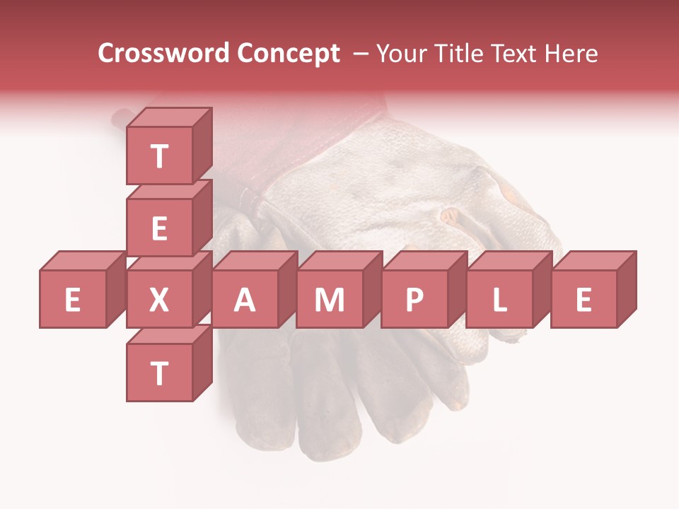 Man White Hold PowerPoint Template