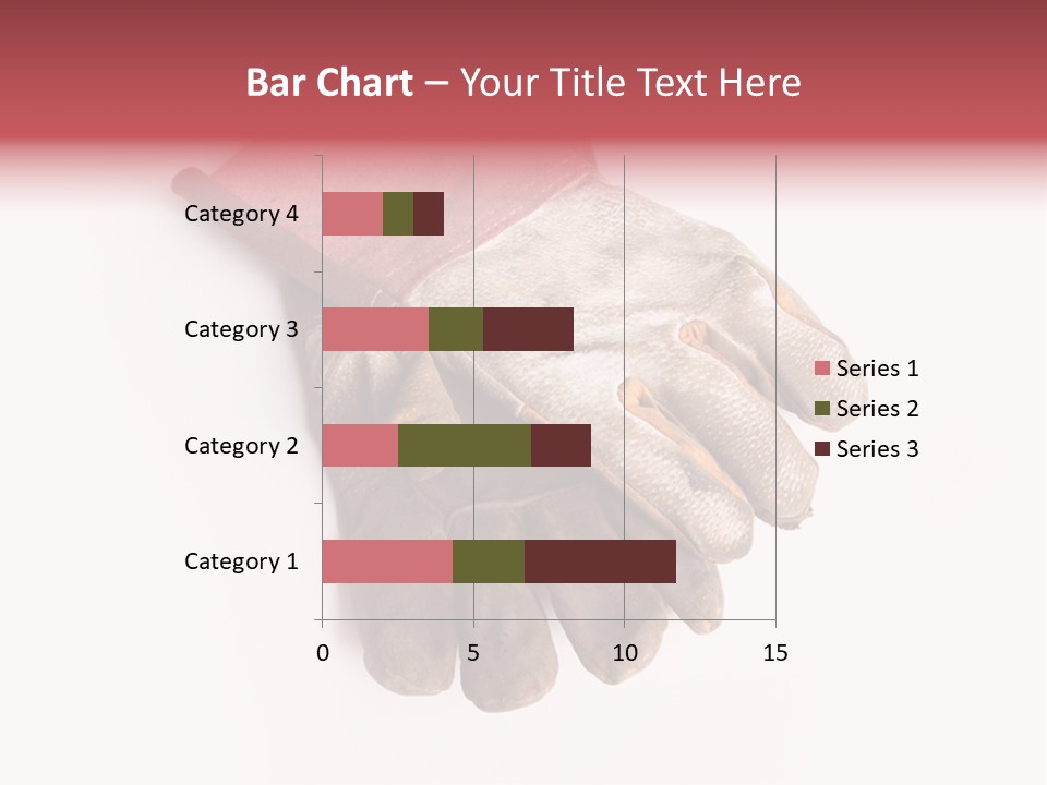 Man White Hold PowerPoint Template