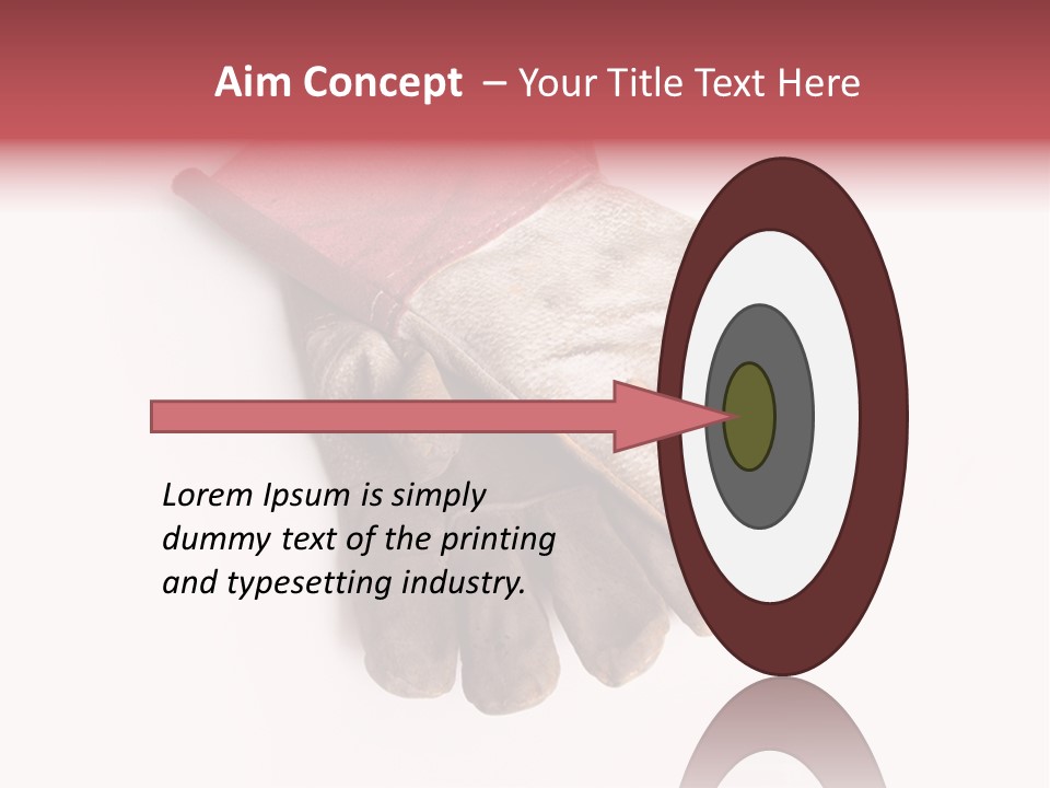 Man White Hold PowerPoint Template