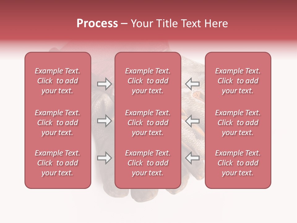 Man White Hold PowerPoint Template