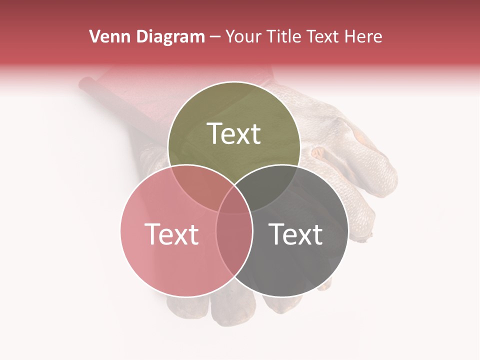 Man White Hold PowerPoint Template