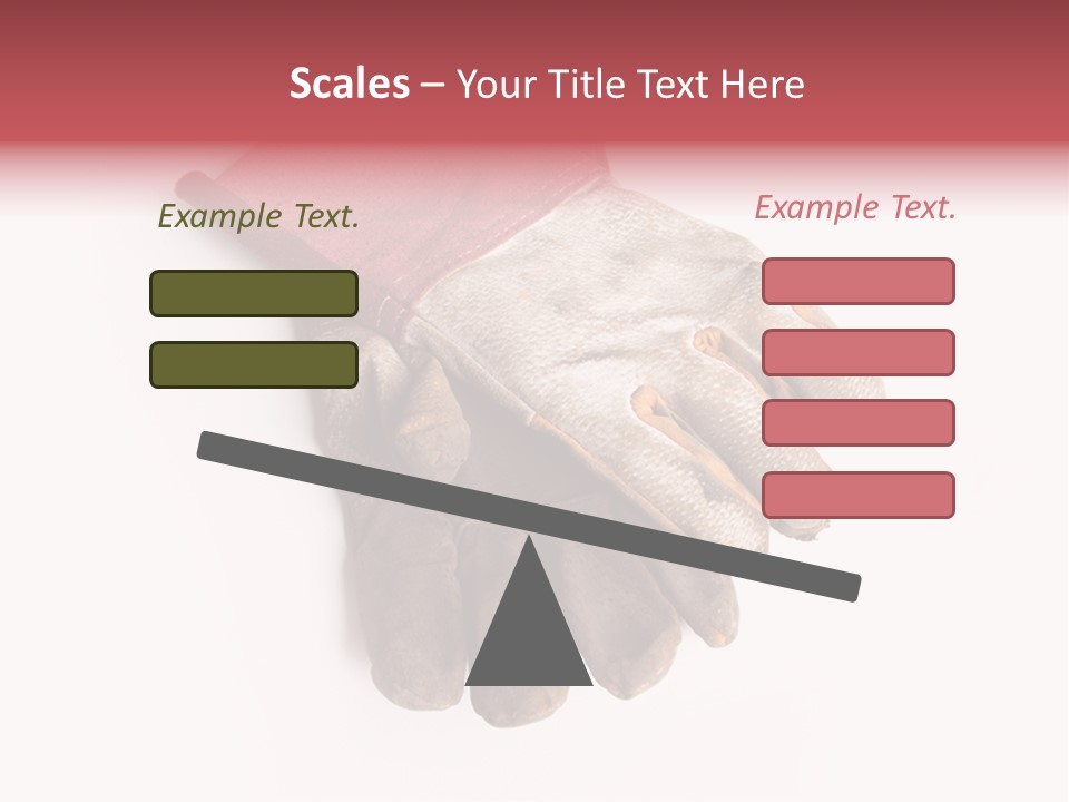 Man White Hold PowerPoint Template