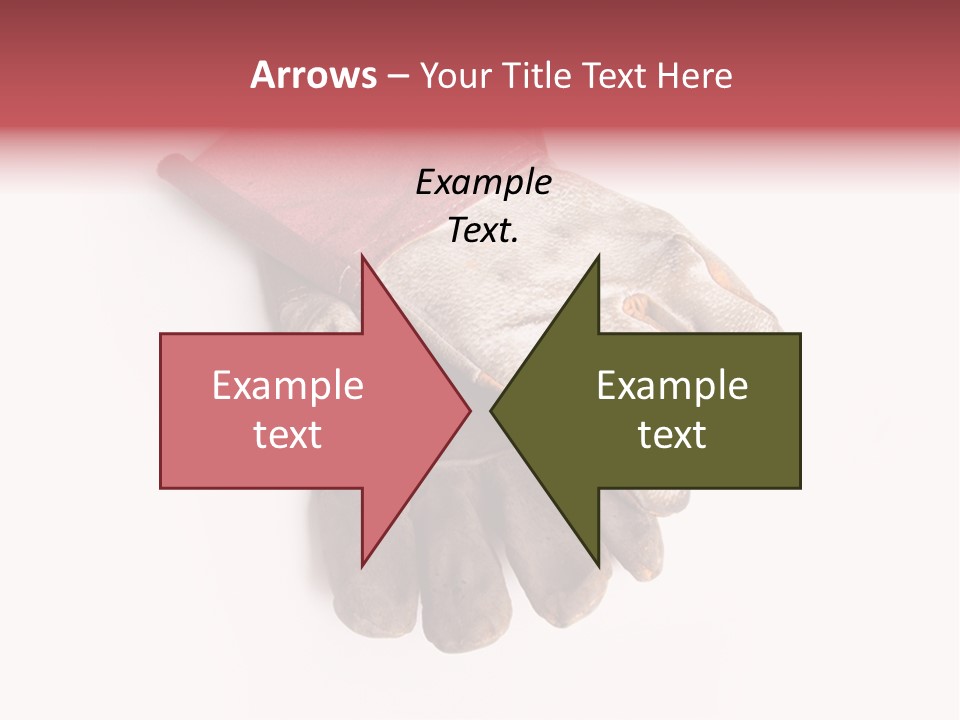 Man White Hold PowerPoint Template