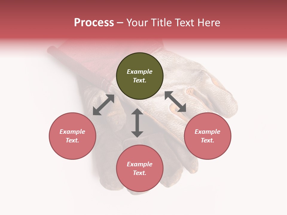 Man White Hold PowerPoint Template