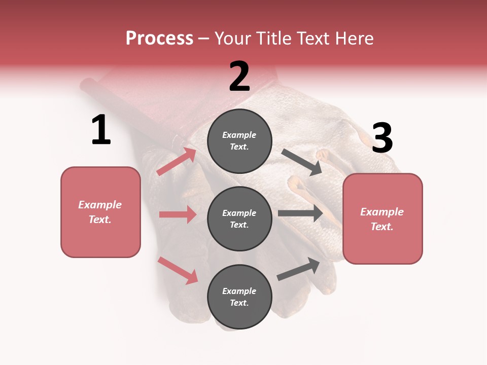 Man White Hold PowerPoint Template