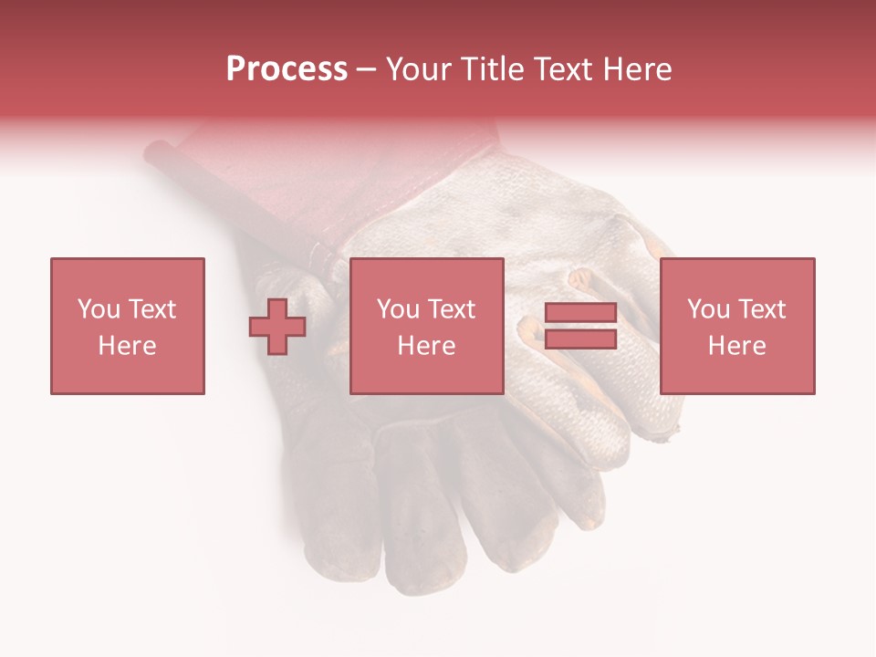 Man White Hold PowerPoint Template