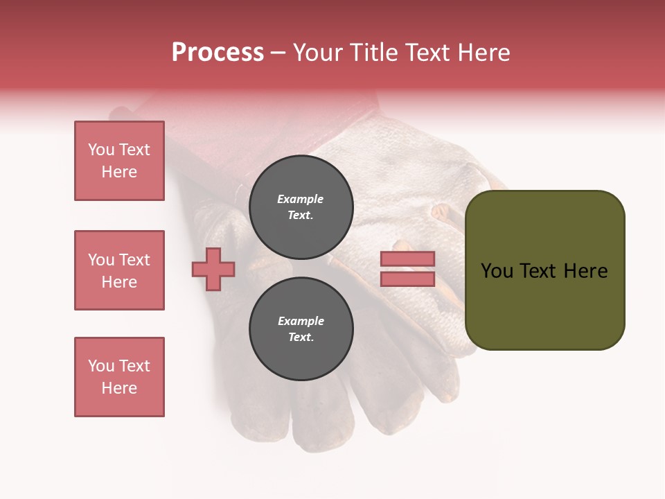 Man White Hold PowerPoint Template
