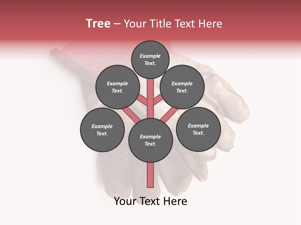 Man White Hold PowerPoint Template