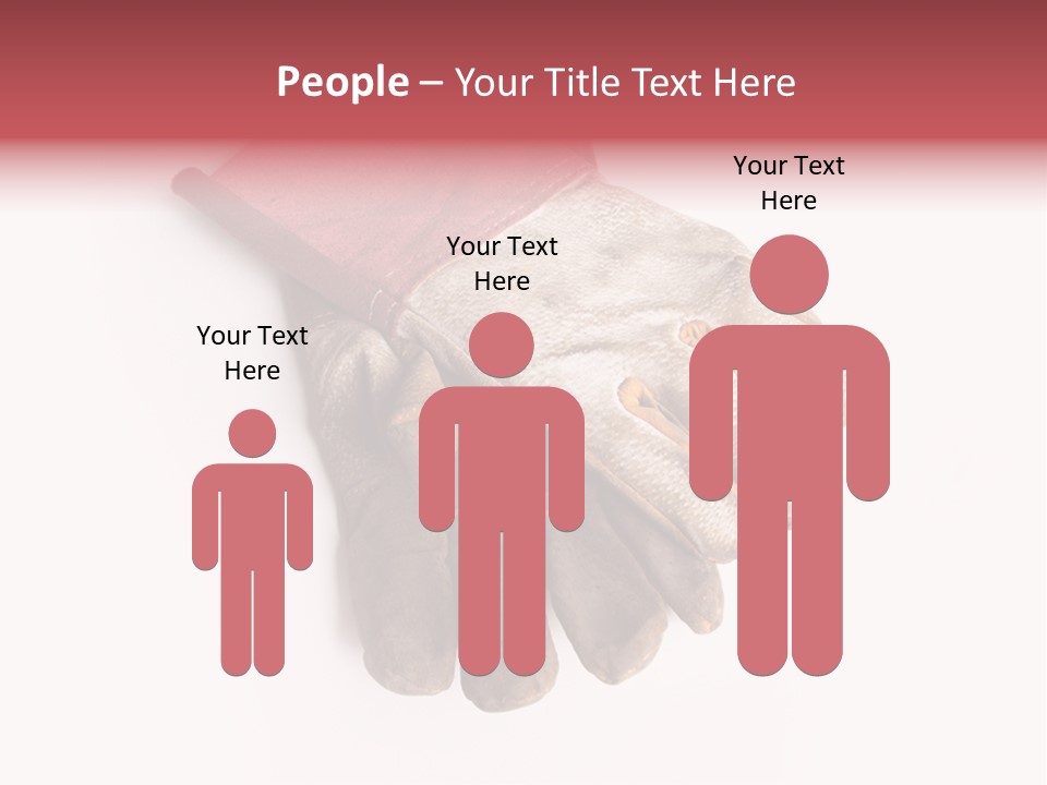 Man White Hold PowerPoint Template