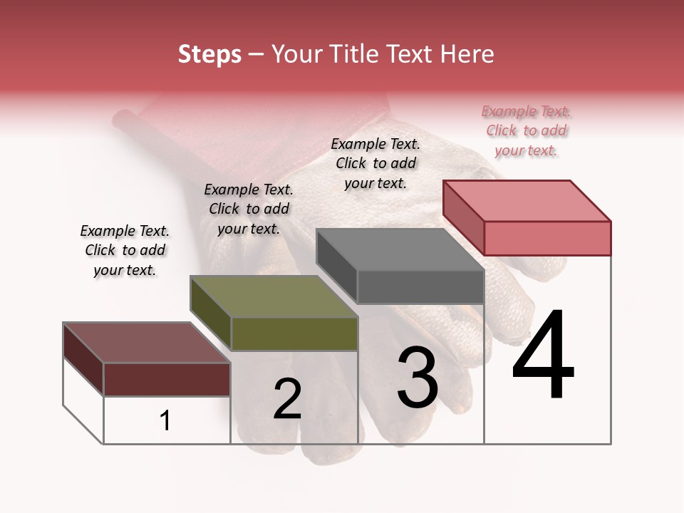 Man White Hold PowerPoint Template