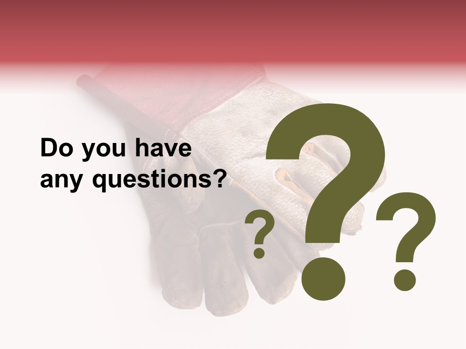 Man White Hold PowerPoint Template