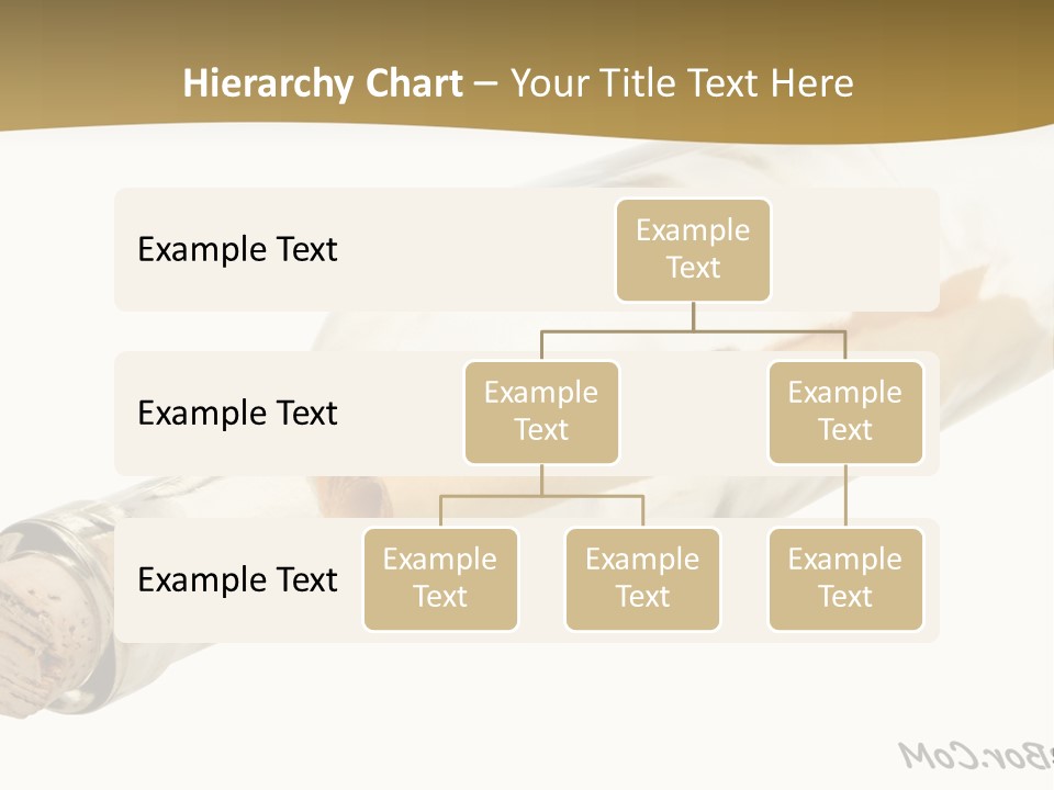 A Message In A Bottle With A Cork In It PowerPoint Template