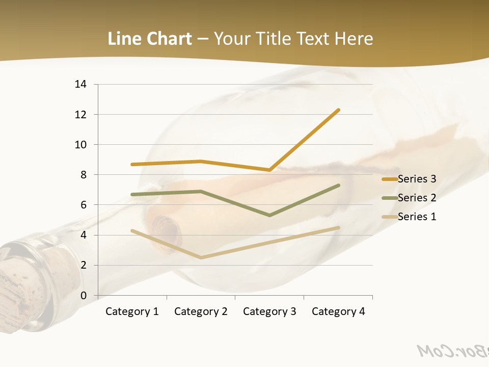 A Message In A Bottle With A Cork In It PowerPoint Template