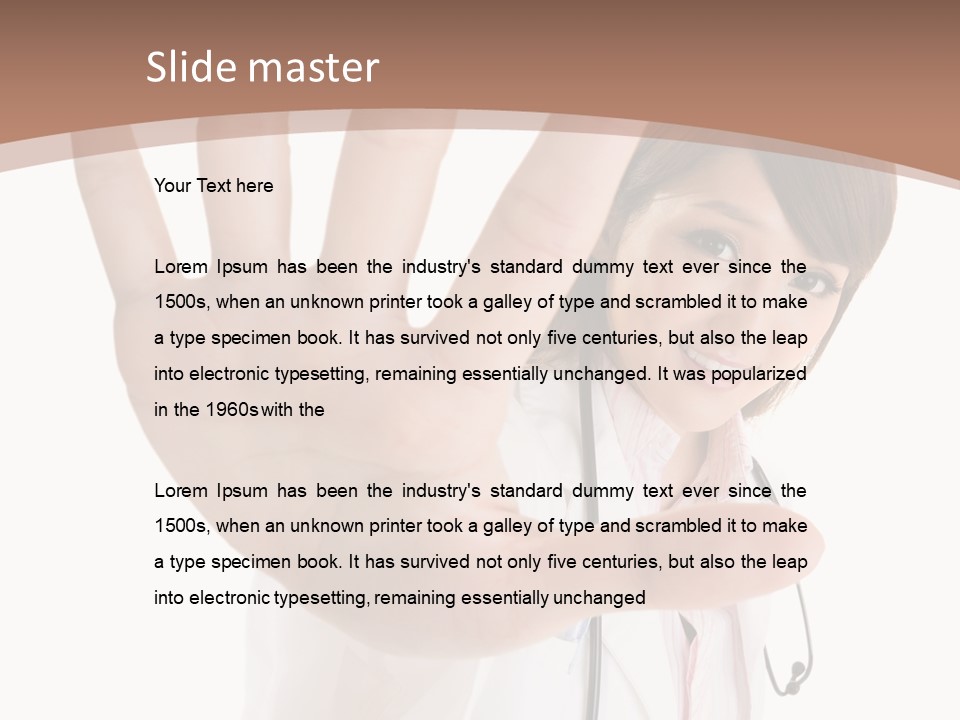 Korean Symbol Clinic PowerPoint Template