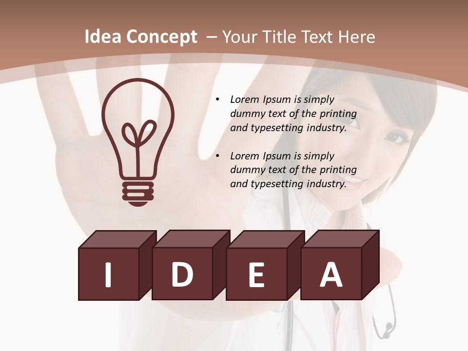 Korean Symbol Clinic PowerPoint Template