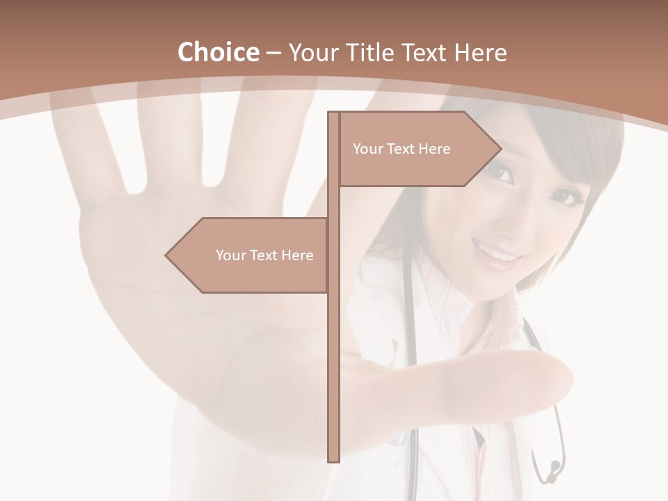 Korean Symbol Clinic PowerPoint Template